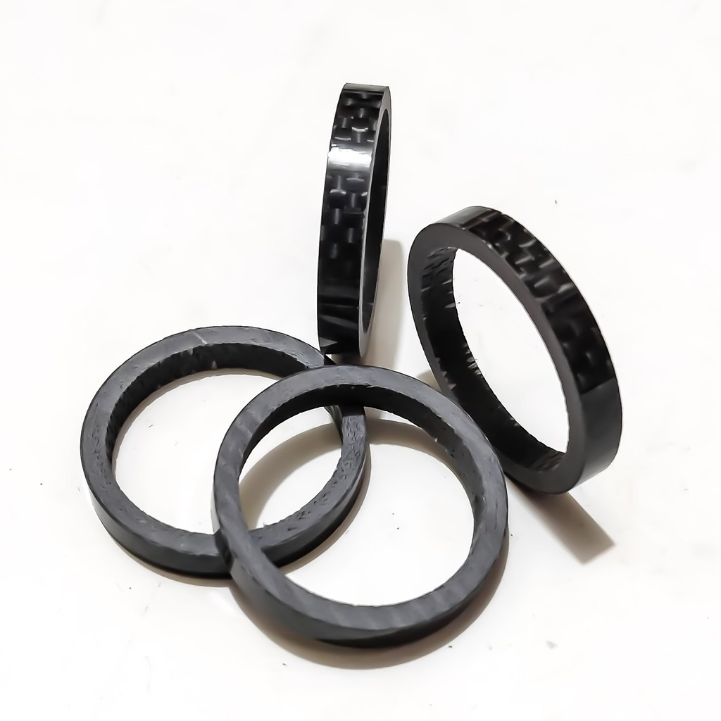 Ring Spacer Karbon Stem Oversize 5 mm. Carbon Fiber Bike Headset Spacer Kit. Ring Spacer Stem Sepeda