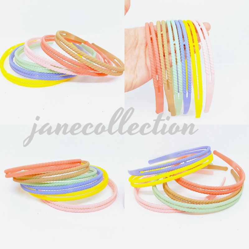 bando rambut zigzag cantik