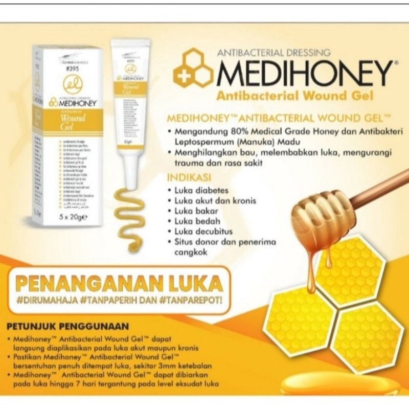 MEDIHONEY ANTIBACTERIAL WOUND GEL 20g