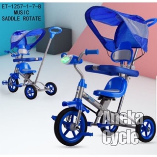 Sepeda Anak Roda Tiga Tricycle Exotic ET 1257 Kursi Putar Sepeda Anak Roda Tiga Tricycle Exotic ET 1257 Kursi Putar