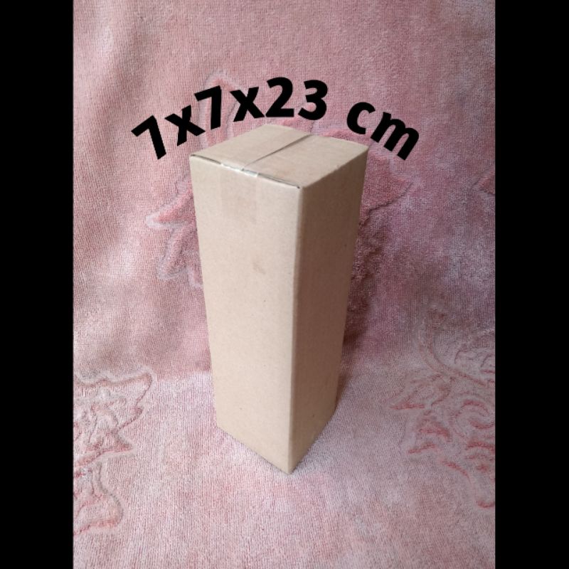 

KARDUS/KARTON/BOX PACKING UKURAN 7x7x23 cm