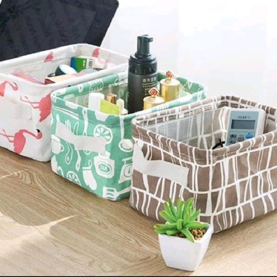 EM Keranjang Lipat multifungsi Storage Box Organizer