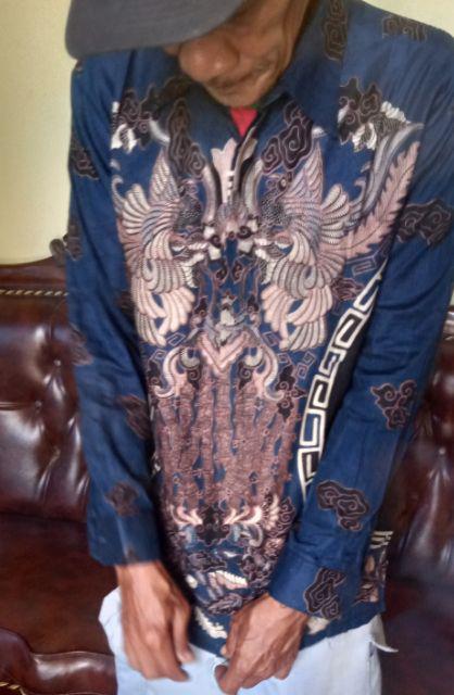 Batik Pria/ Bajubatikpria /kemeja Batik Lengan Panjang Size M L Xl Xxl Atasan Batik Seragam Terlaris