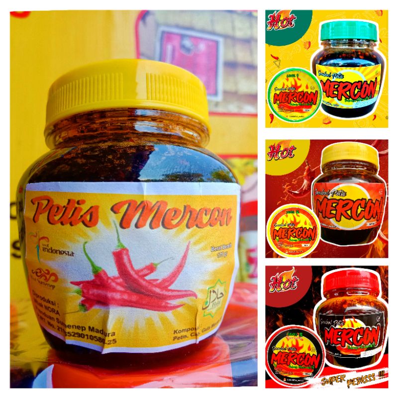 (Sakera) 150g Sambal Petis Mercon Level | Sambal rujak Praktis