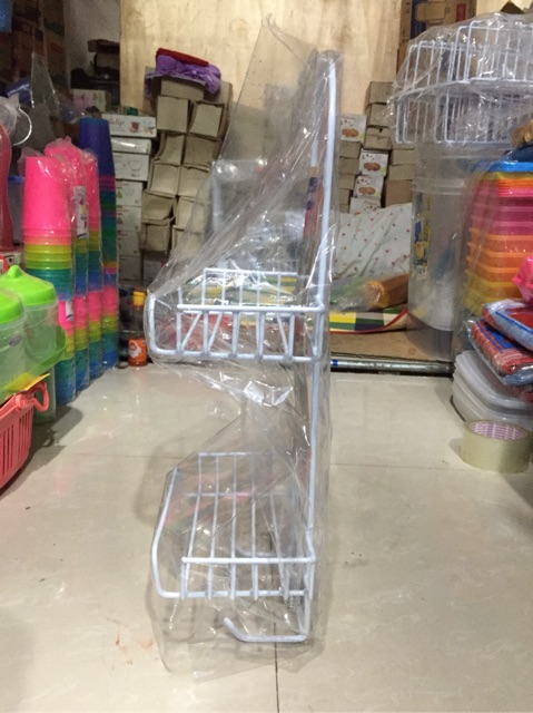 Modelline Rak Kamar Mandi Susun 2 / Rak Gantung Kamar Mandi / Rak Dapur Kamar Mandi Serbaguna Olive Rack Modelline