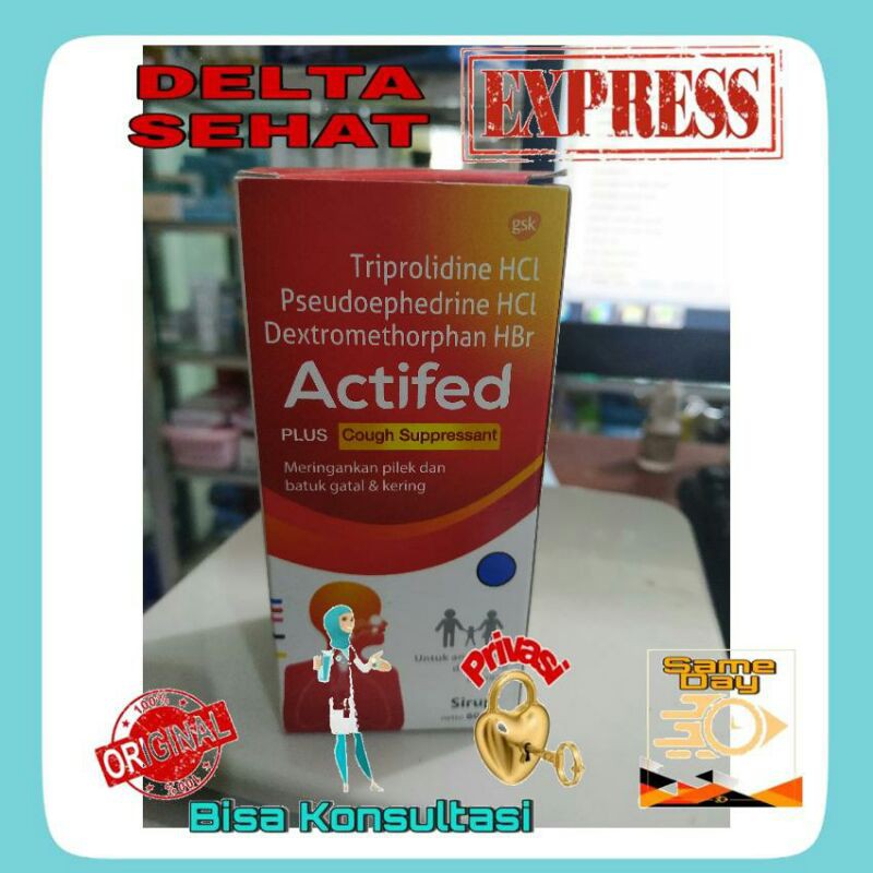 Actifed syr flu/flu plus berdahak/flu plus batuk keringt