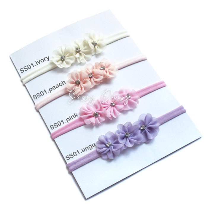 Sassy Daisy Baby Headband - Bando bayi