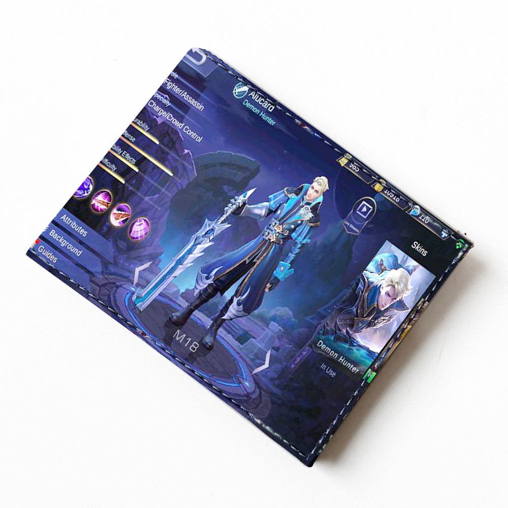 SHOPEE 6.6 SUPER SALE!! Dompet Anak Gambar Mobile Legend Dompet Anak Gamers Dompet Kulit Sintetis Pendek ML18 + Bonus Box