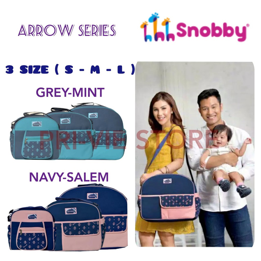 Snobby Tas Bayi Kecil / Medium / Besar Saku Print Arrow Series - TPT 5571 5572 5573