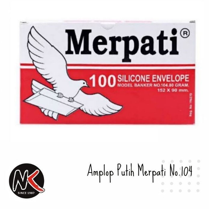 

Amplop Merpati Silicone Tanggung No.104