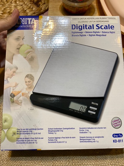 Tanita Kd-811 Timbangan Digital Untuk Dapur Dan Kue - 5 Kg - Kd811