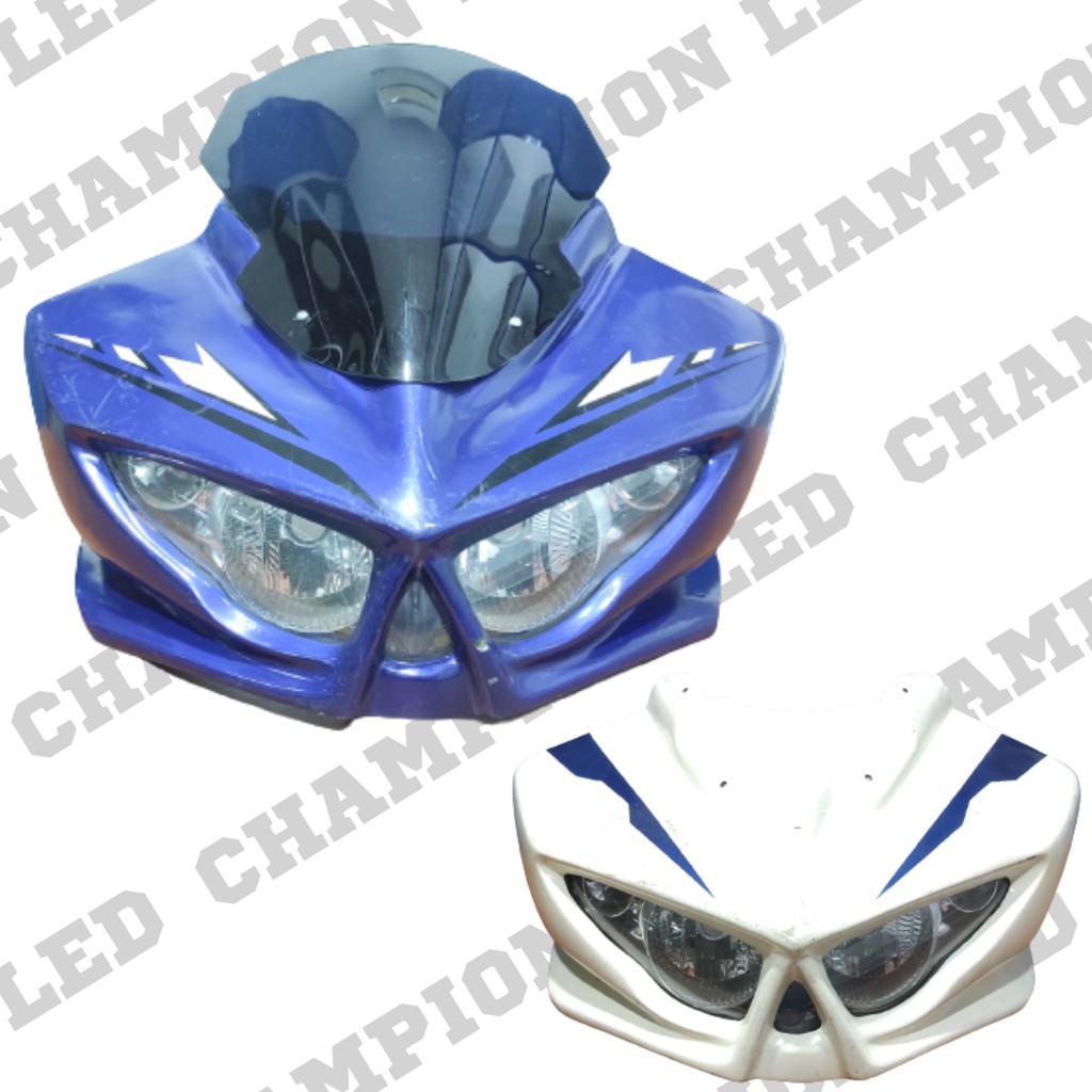 FULL FAIRING SAYAP BODY + LAMPU SET DEPAN MODEL R25 PNP VIXION