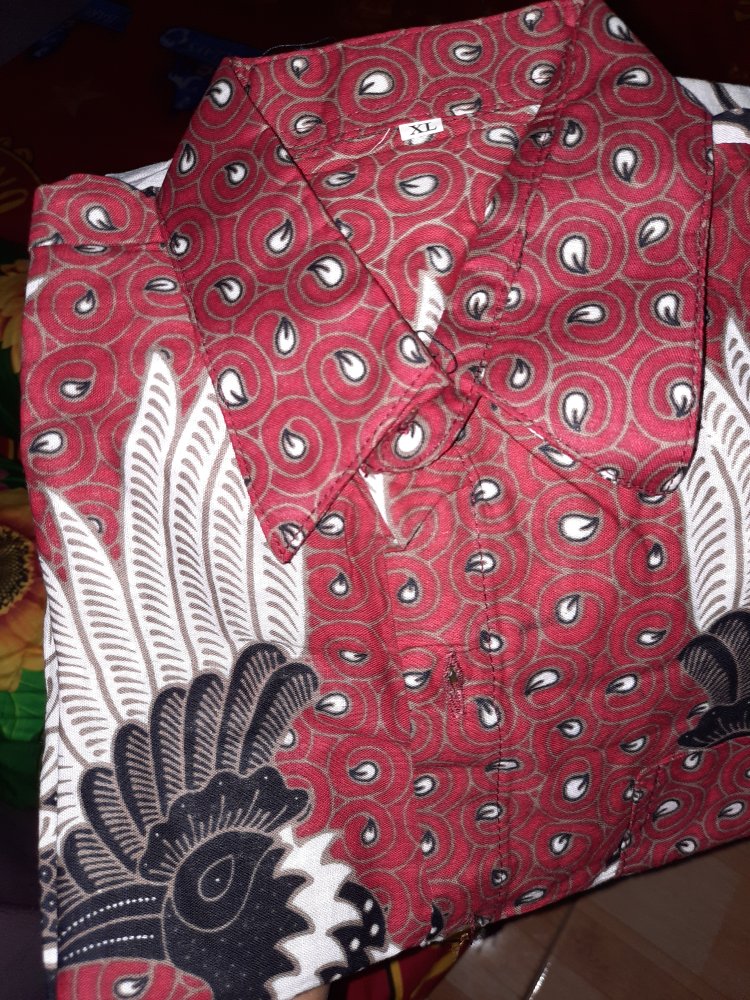 Hem Kemeja Atasan Seragam Batik Anak Usia 3-13 Tahun Inari Pola Burung