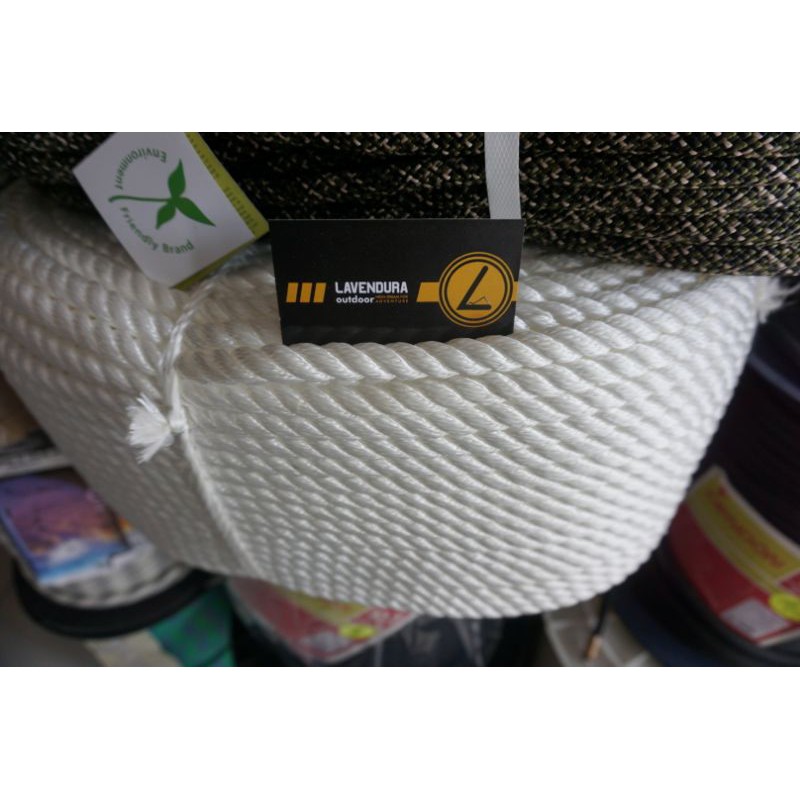 Tali kuralon outdoor 10mm flying fox spider net tarik tambang bendera wahana outbound nylin nilon