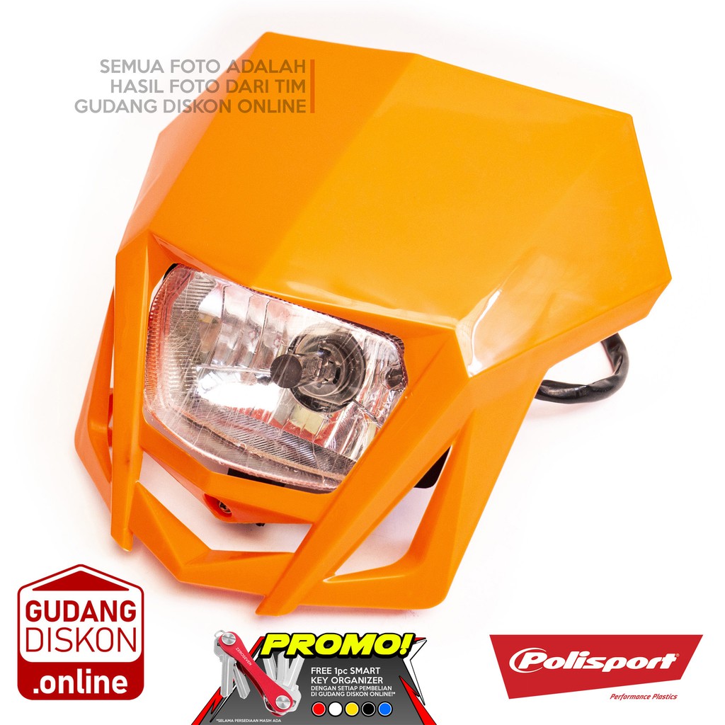 Polisport Lmx Batok Lampu Variasi Universal Motor Modifikasi Klx