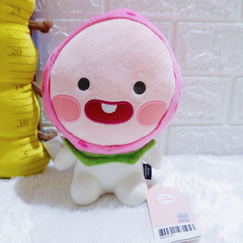 Boneka apeach kakao kostum strawberry original