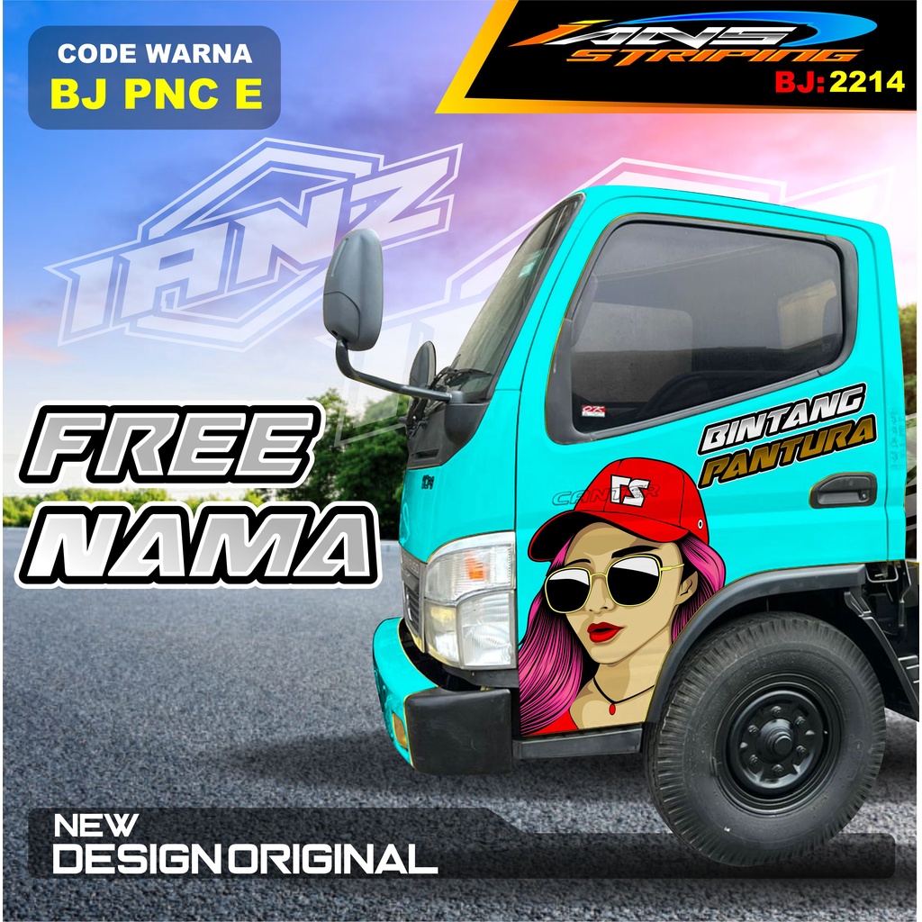 STICKER VARIASI PINTU TRUK FUSO RAGASA / DECAL PINTU DUMTRUK  / STIKER MOBIL TRUK / STIKER PINTU TRUK KEREN