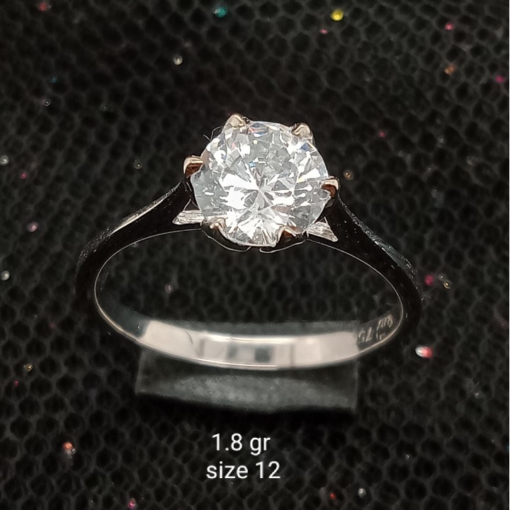 Cincin Emas 17K - 1.8 gr Kadar 750 - 1202