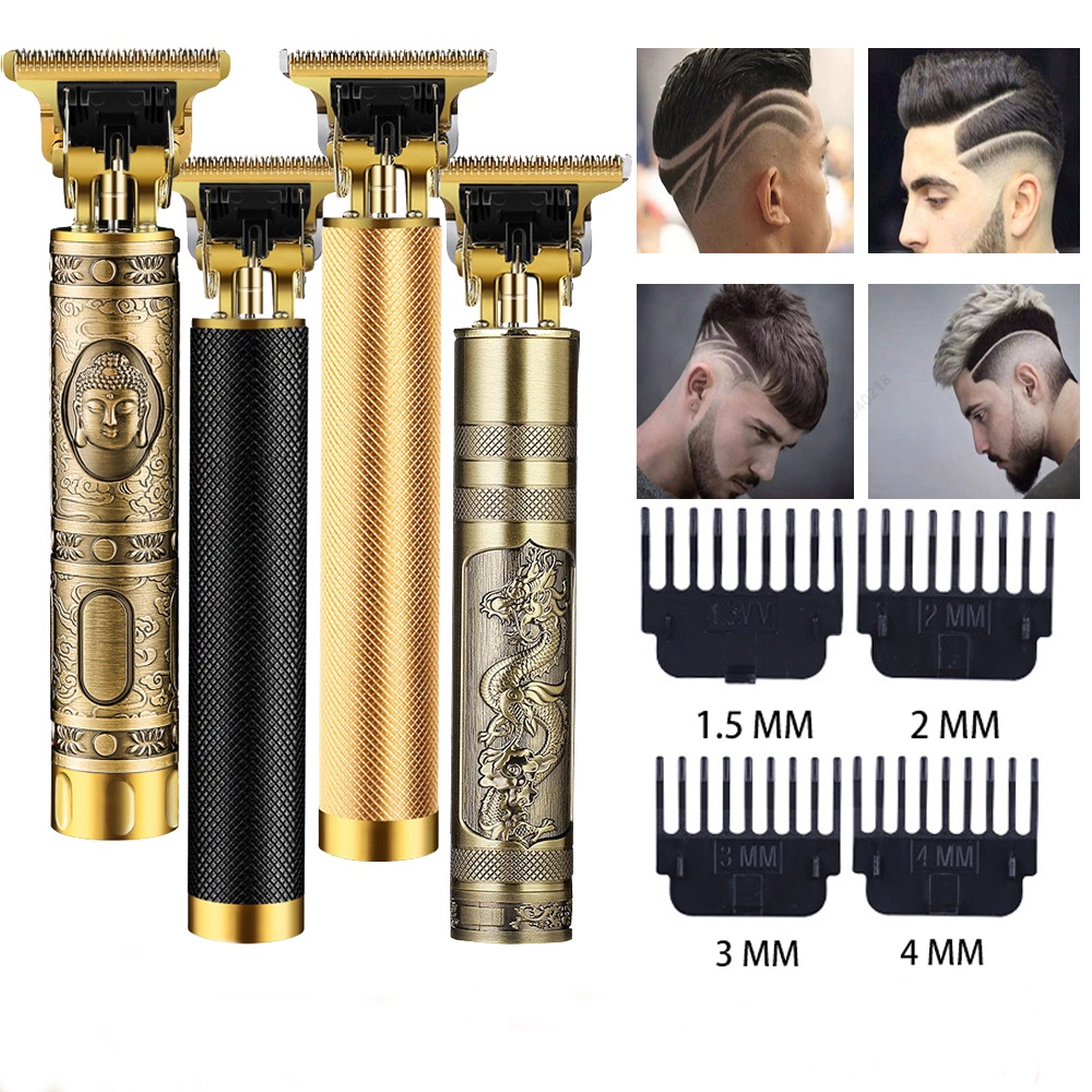 hair clipper trimmer detailer alat cukur rambut elektrik professional buddha clipper cukuran ws t99