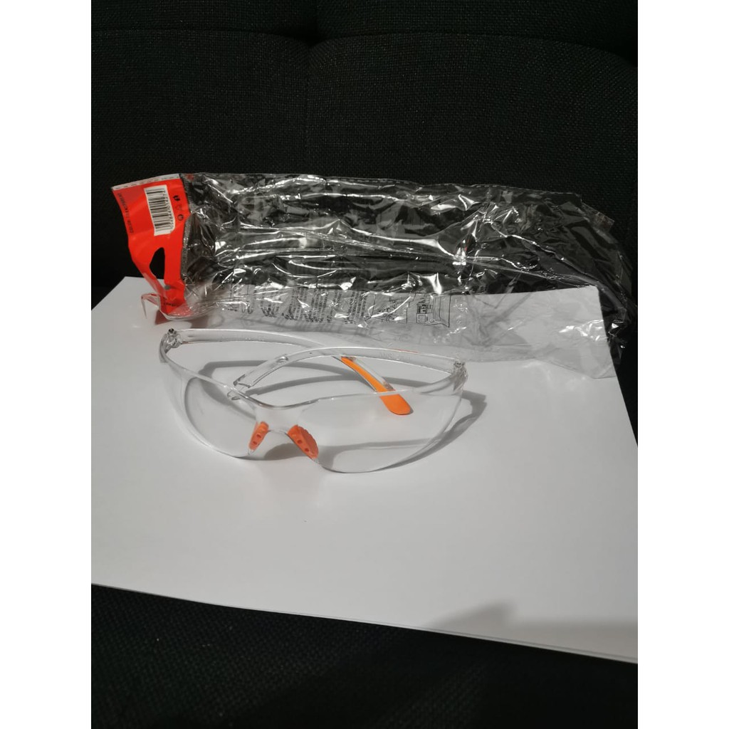 KACAMATA LAS KACA MATA SAFETY GERINDA PUTIH BENING MERK IDEKU QUALITY JAPAN