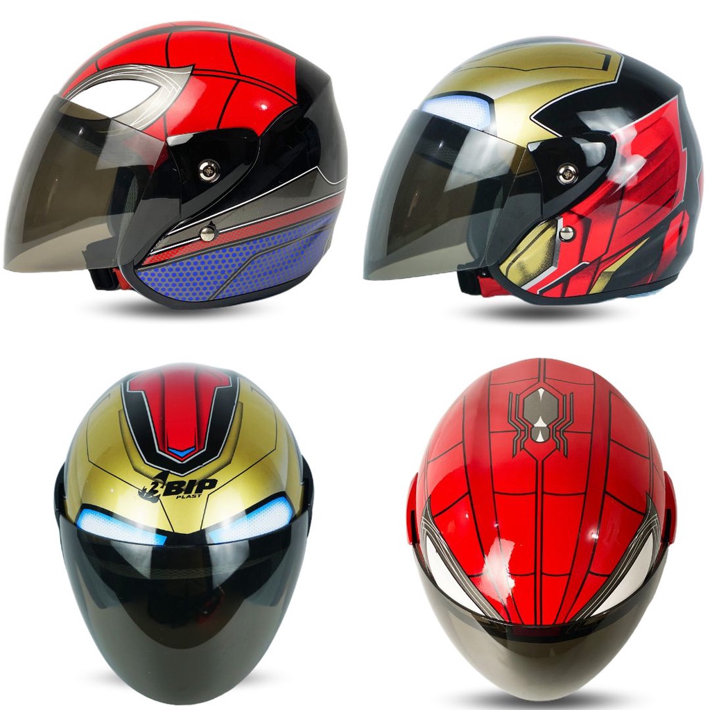 Helm Anak Bagus Karakter Kartun Motif Transformer Kop Lucu SNI