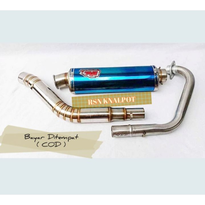 Knalpot R9 Mugello Bluemoon utk Vixion R15 Xabre Byson Jupiter mx Cb150r Cbr150 CB