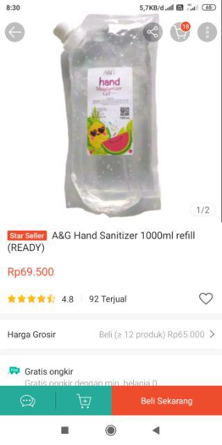 Botol Pp 60 Ml Plus Tutup Flip Top