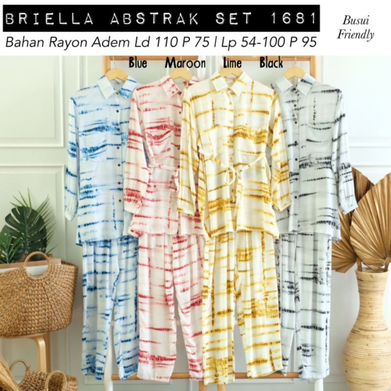 BRIELLA ABSTRAK SET / ONE SET