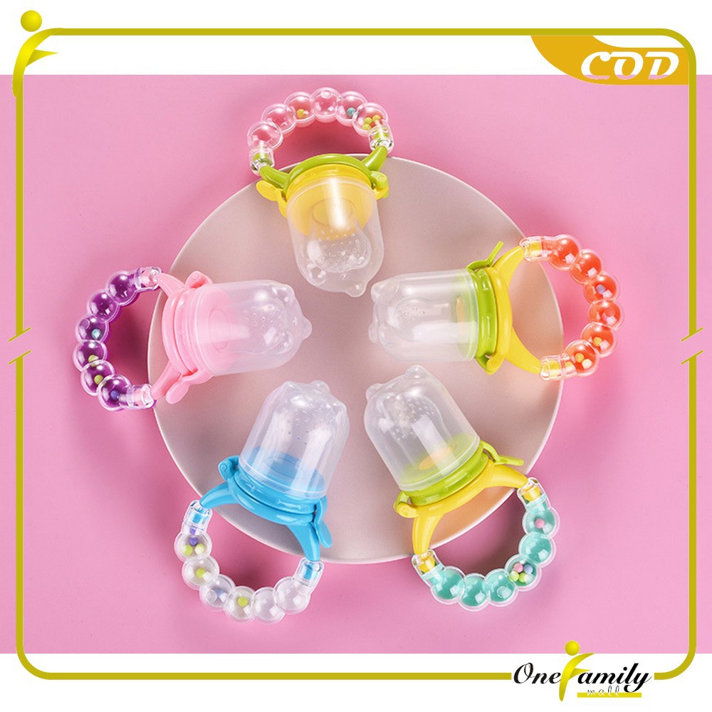 ONE-C44-45 Empeng Dot Buah Anak Bayi Baby Fruit Feeder Rattle Teether Kompeng Pacifier Gigitan Bayi-2
