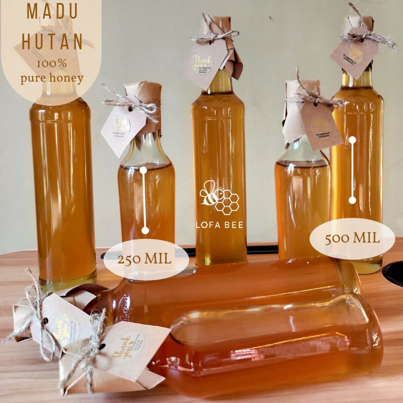 

Madu Murni Asli Langsung dari Hutan Garut Selatan - Lofabee 500 ml