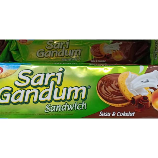 

SARI GANDUM SANDWICH COKELAT 115gr