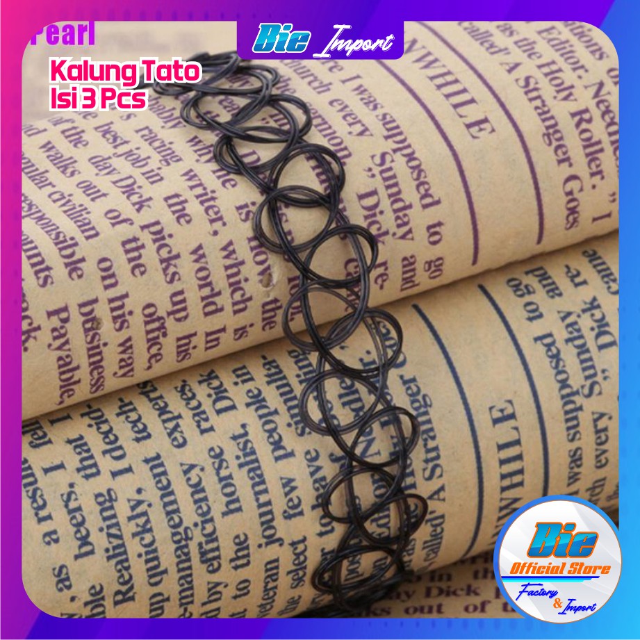 isi 3 Pcs Kalung Gelang Tatto Etnik Premium Impor Best Seller