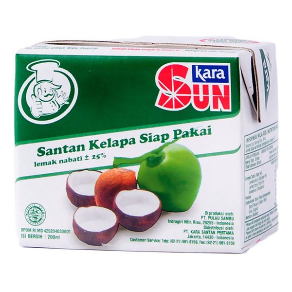 

Sun Kara Santan Kelapa 200 Ml