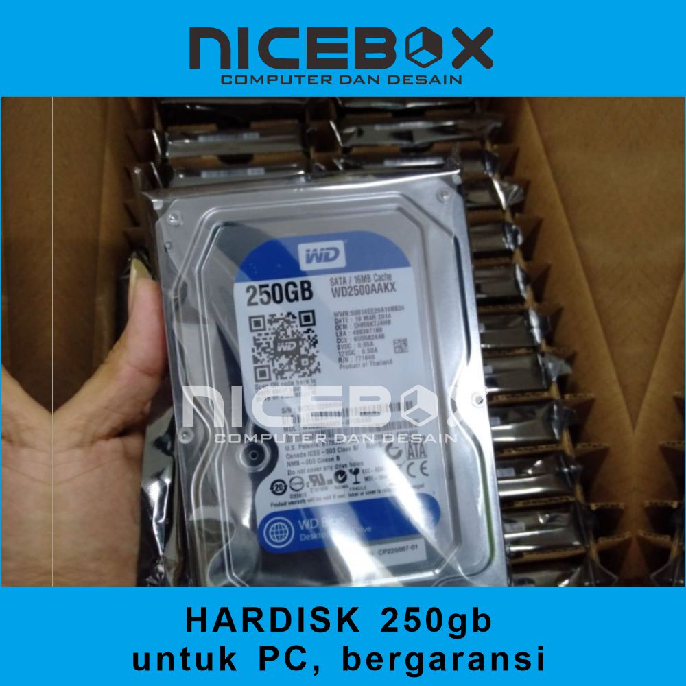 Hardisk 250gb SATA untuk PC
