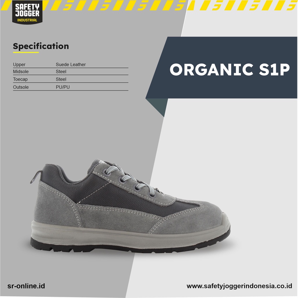 Sepatu Safety Jogger ORGANIC S1P SRC