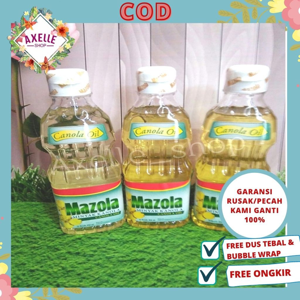

MINYAK KANOLA, CANOLA OIL, MAZOLA MINYAK KANOLA 450ml