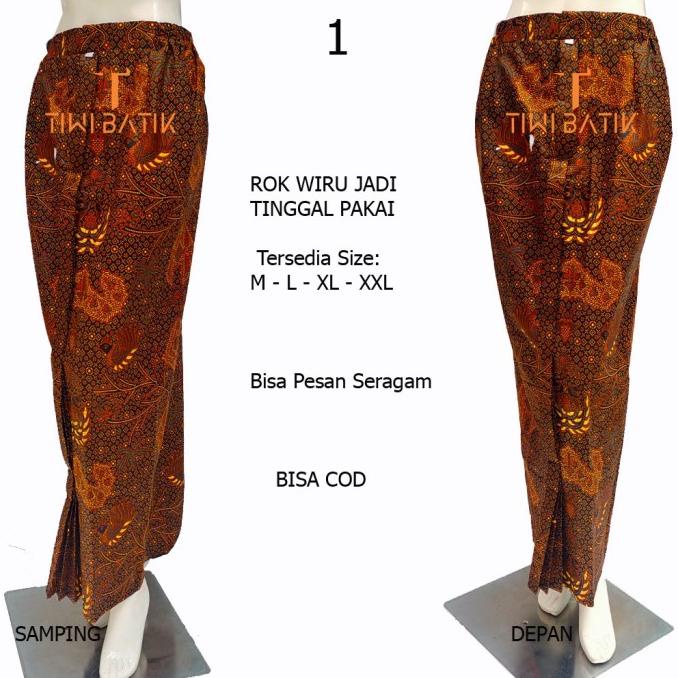 Promo Rok Jarik Wiru Wanita Jadi Tinggal Pakai Motif Klasik Adat Jawa Murah
