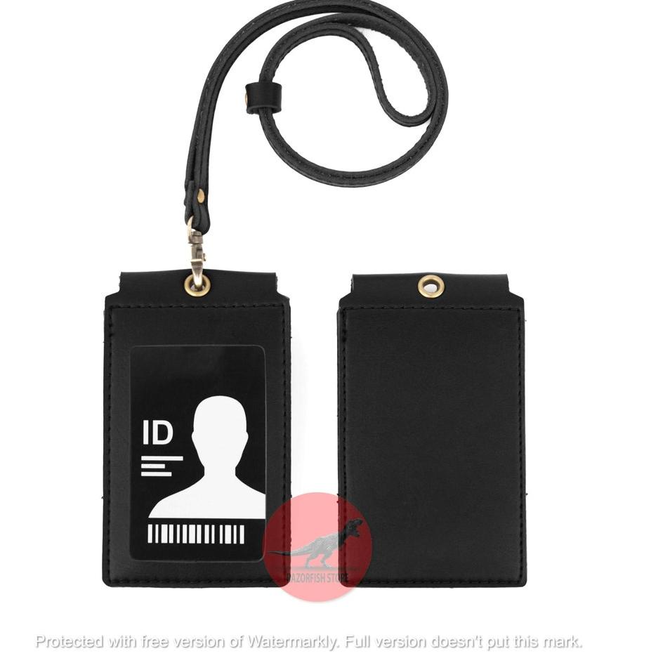 

ハ NAME TAG KULIT / ID CARD HOLDER KULIT / ID CARD / GANTUNGAN NAMA ID CARD FRONT SOUVENIR KANTOR Baru