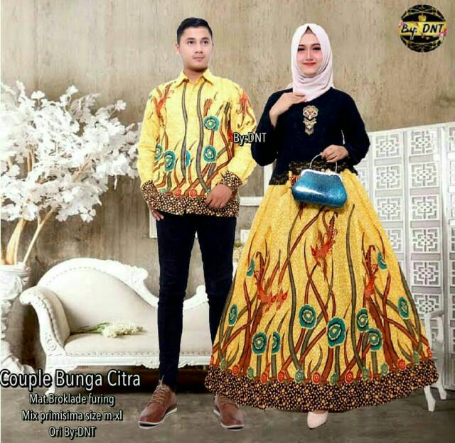 Sarimbit ilalang mix brukat Terbaru grosir batik murah pekalongan
