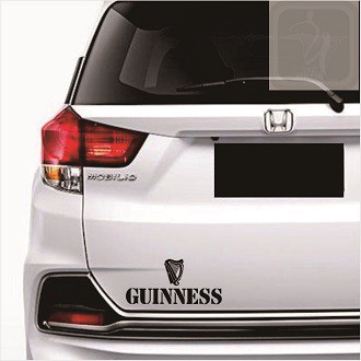 Cutting sticker mobil logo GUINNESS stiker variasi keren top