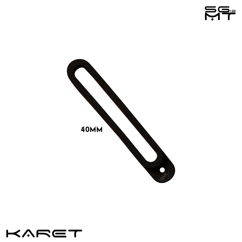 Karet Pods Vape Ukuran 13mm, 20mm, dan 40mm Warna Hitam