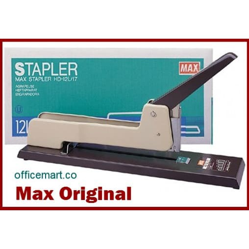 Stapler Jilid - Staples Jilid MAX HD12L17 [Staples Jilid kapasitas 30-160 lembar] 100%ORI