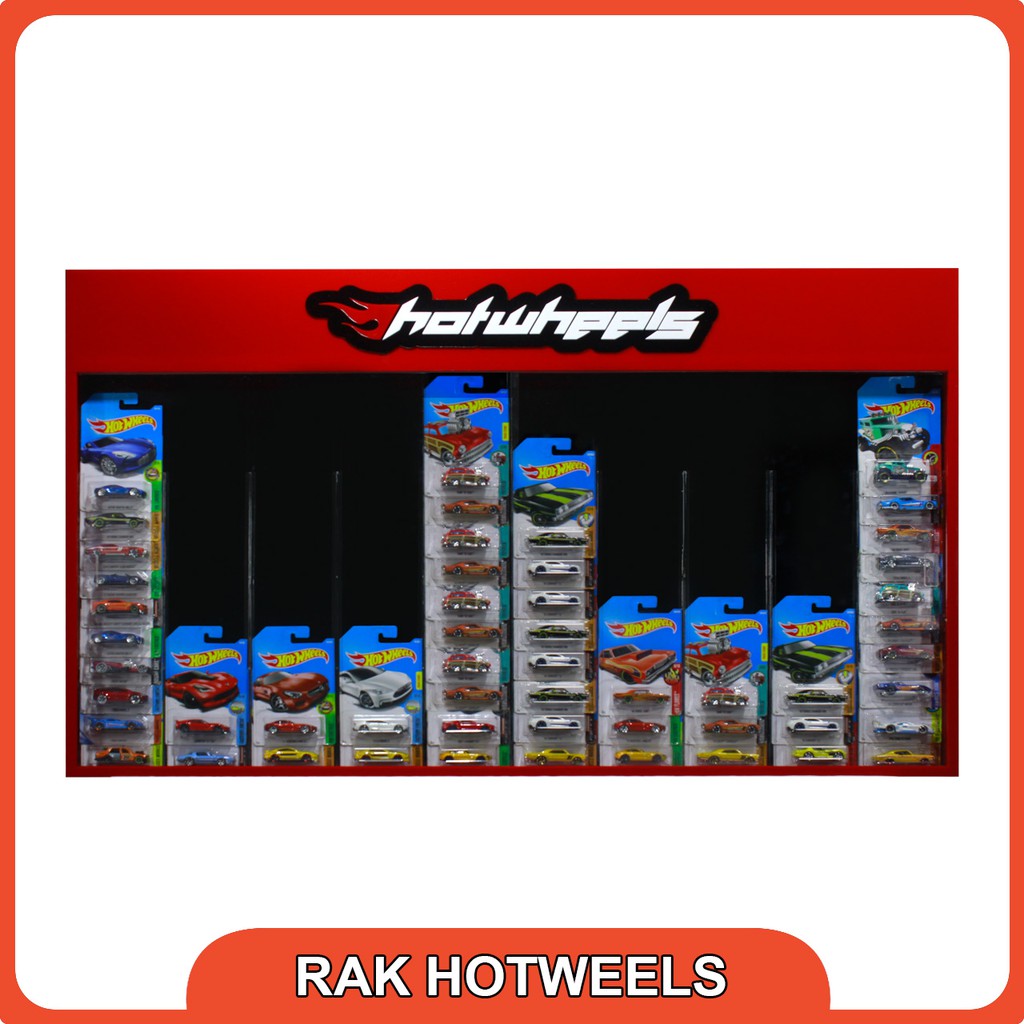 Rak Hotwheels Akrilik Blister isi 100 - Header