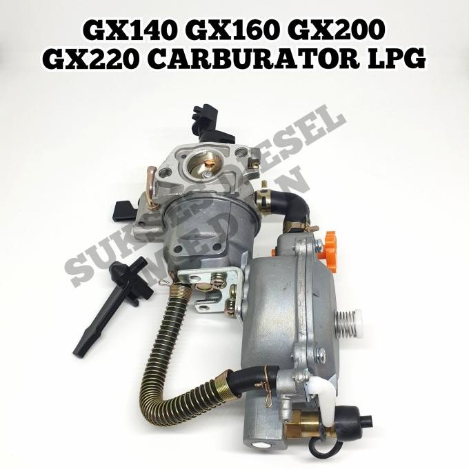 ] converter carburator GAS LPG mesin Honda GX-160 GX-200 Pompa Air Alkon