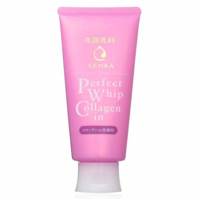 Senka Perfect Whip | Acne Care | Vibrant White | Collagen | Perfect White Clay Pink Facial Wash Foam