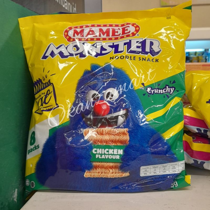 

Mamee Monster Snack Chicken/BBQ 8x25gr