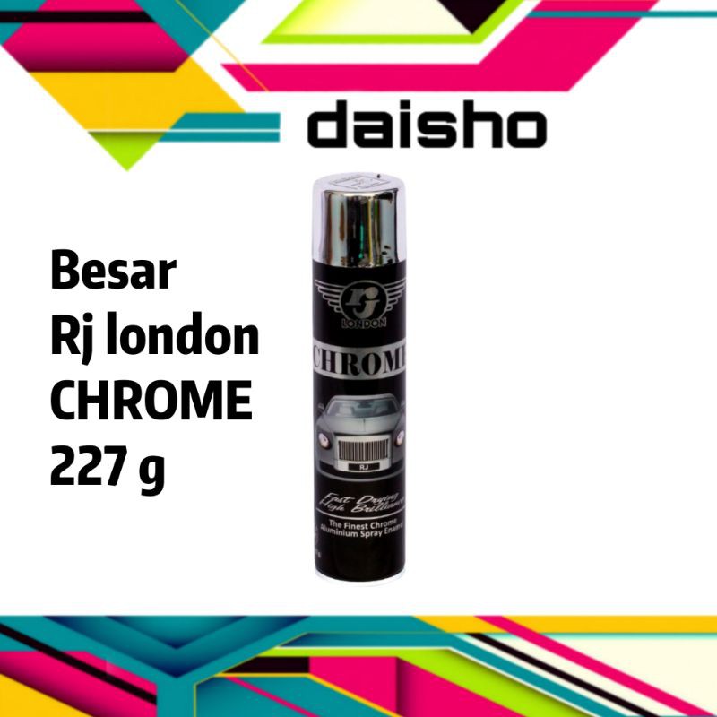 BESAR CHROME 8oz (227g) pilox pilok crome krom rj london cat semprot spray