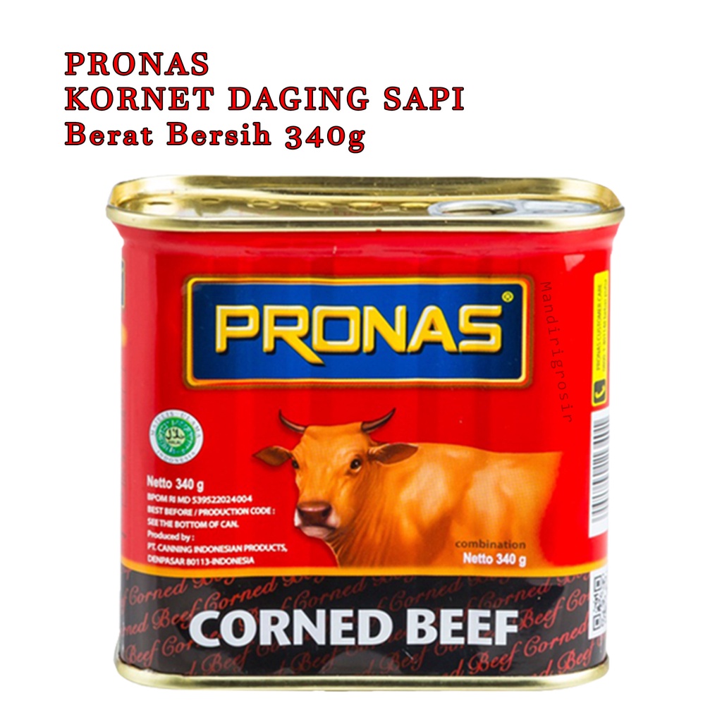 KORNET DAGING SAPI * PRONAS * KORNET PRONAS  * 340 g