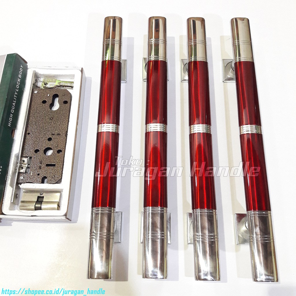 handle pintu rumah kunci set 45 cm gagang pintu rumah kunci set tarikan pintu rumah kunci set