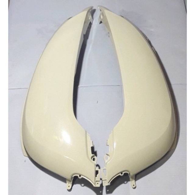 Cover body Scoopy fi 2017 2018 cream crem